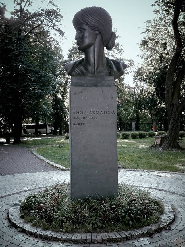 Anna Akhmatova-monument i Kiev (2017)